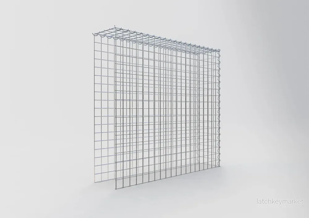 Extra gabion typ 4 100 cm x 90 cm x 20 cm (L x H x D), maskstorlek 5 cm x 5 cm, spiral - Bild 2