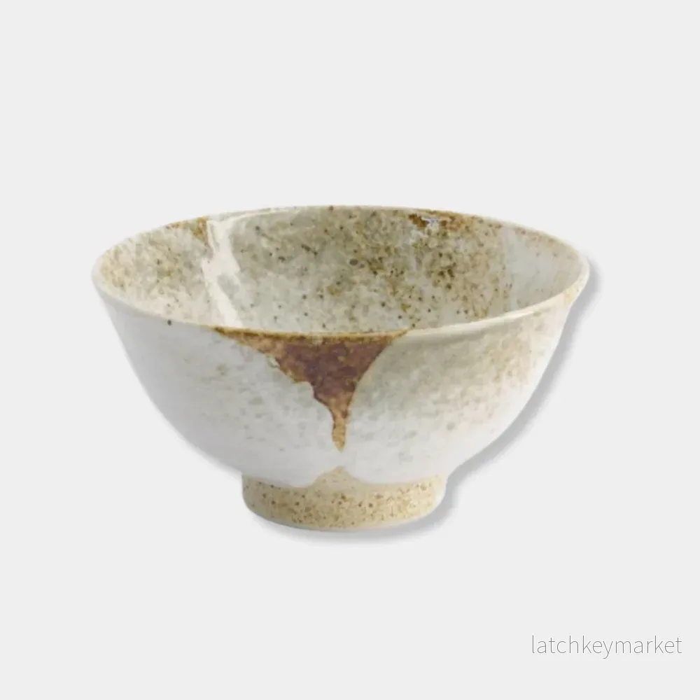 Skål Yukishino Vit/Brun TDS Ø 16×7,5cm