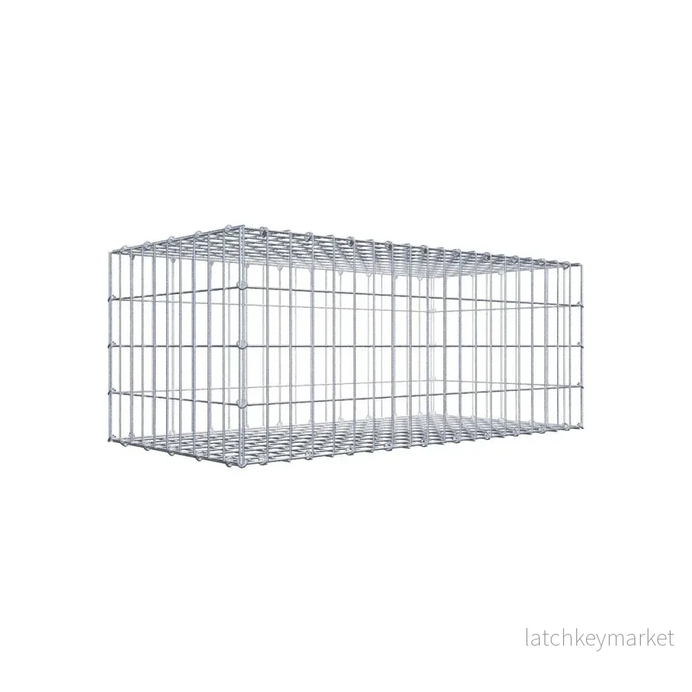 Gabion 100 cm x 40 cm x 50 cm (L x H x D), maskstorlek 5 cm x 10 cm, C-ring Gabion 100 cm x 40 cm x 50 cm (L x H x D), maskstorlek 5 cm x 10 cm, C-ring