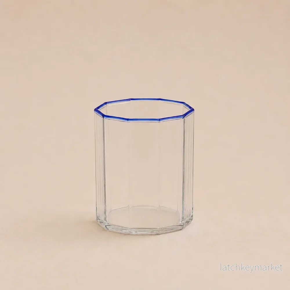 Octave Water Glass Blue Octave Water Glass Blue