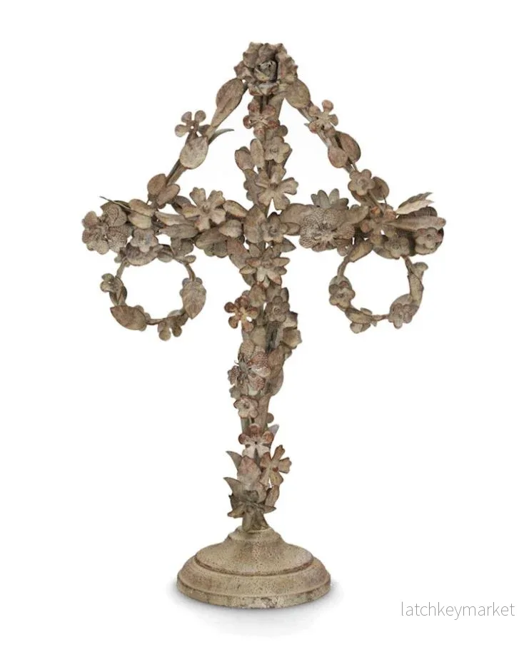 Dekoration Midsommarstång Floral Beige 42 cm Dekoration Midsommarstång Floral Beige 42 cm