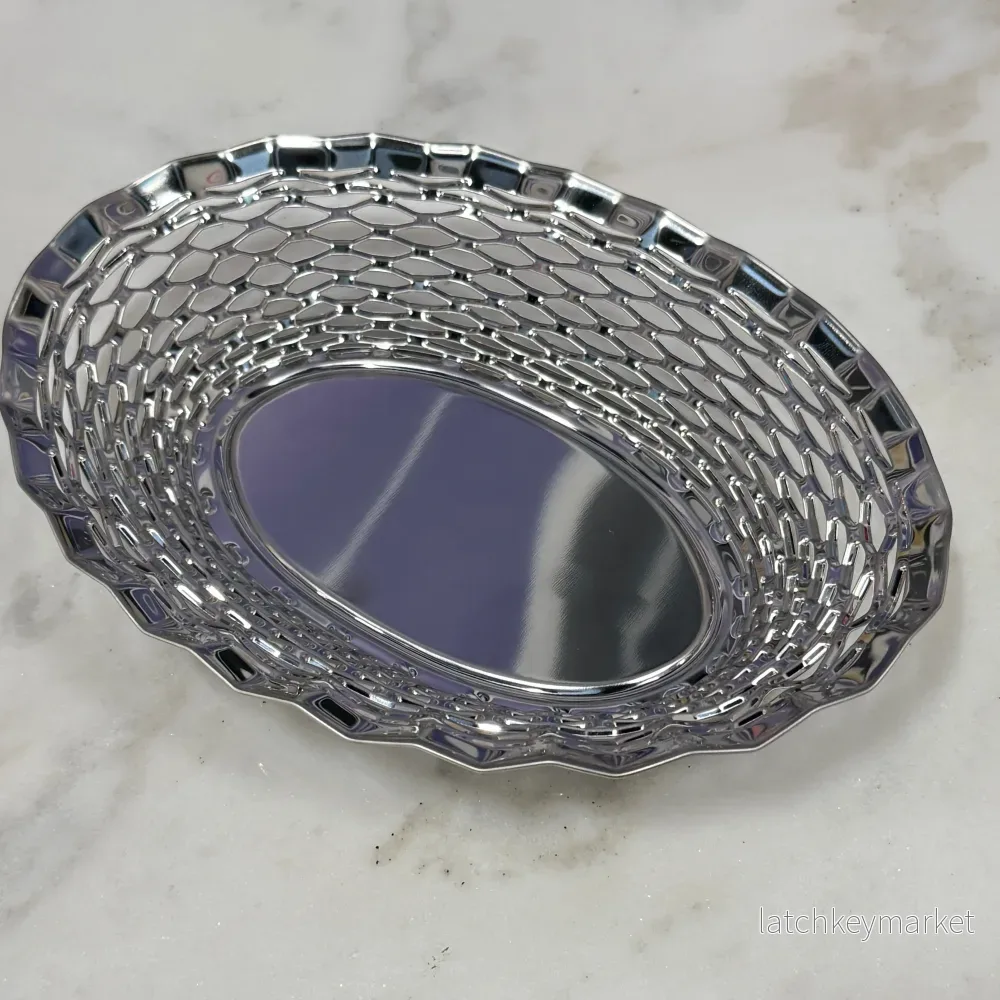 Bread Basket Stainless Steel Medium Bread Basket Stainless Steel Medium