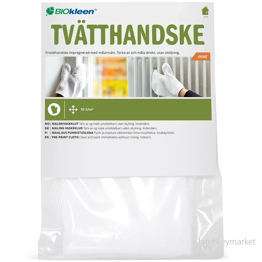 Biokleen Tvätthandske inne