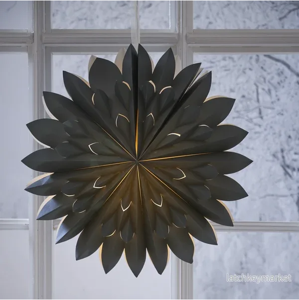 Adventsstjärna Pappersstjärna Clipp 60 cm grön - Bild 2