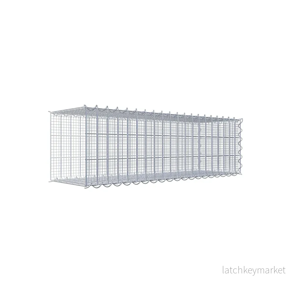 Sandodlingsgabion typ 2 100 cm x 30 cm x 30 cm (L x H x D), maskstorlek 5 cm x 10 cm, spiral