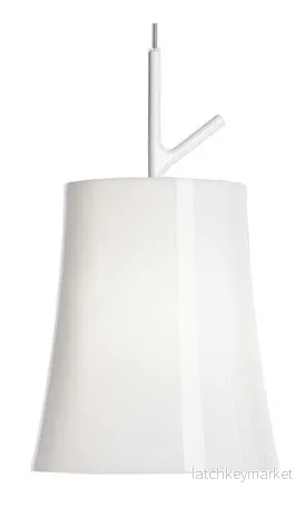 Birdie Grande Pendant - White