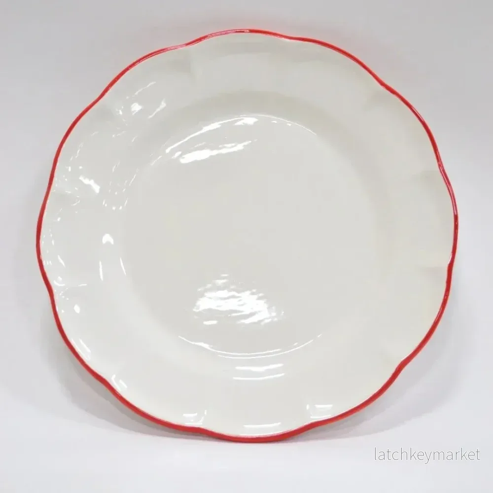 Dinner Plate Red Line Dinner Plate Red Line