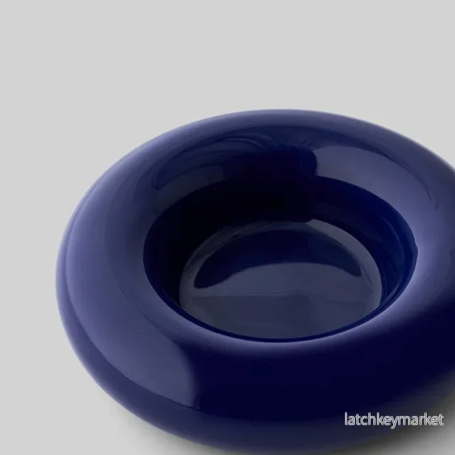 BOB Candle Holder Large Dark Blue BOB Candle Holder Large Dark Blue