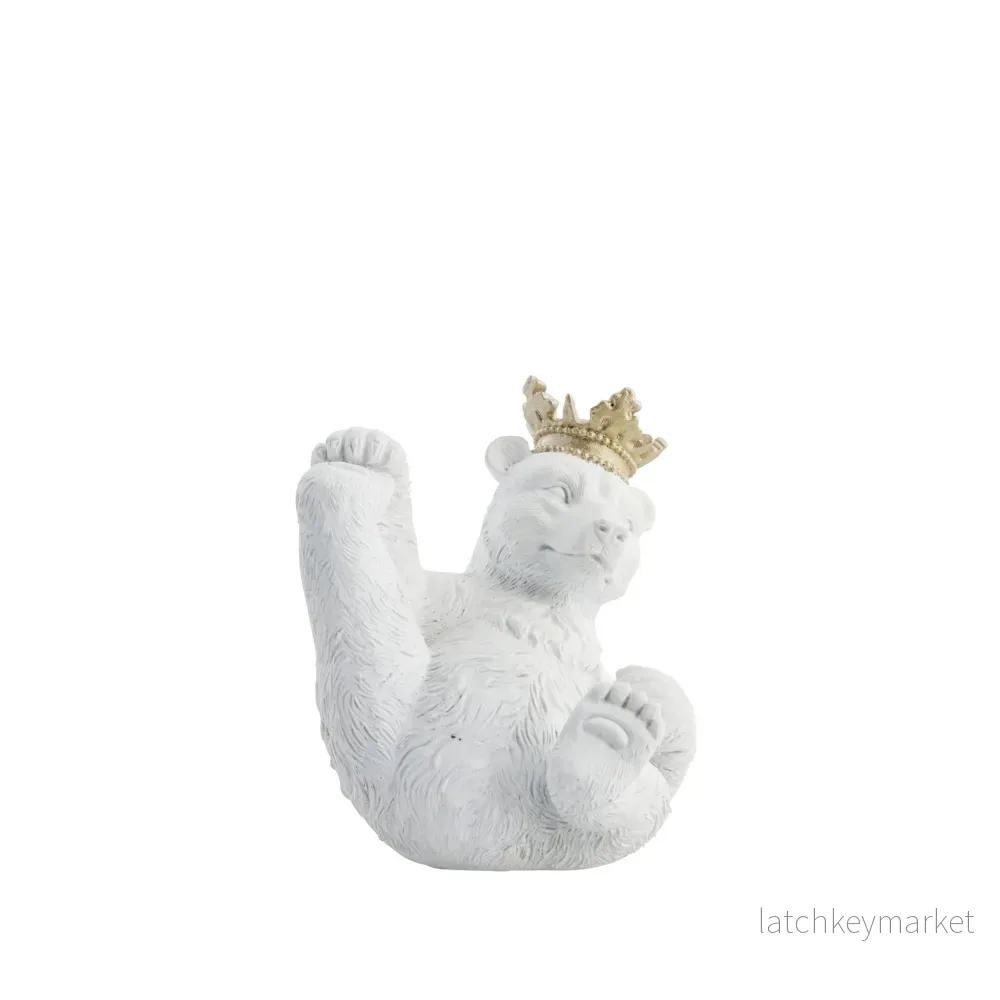 Sebina kunglig isbjörnsfigur 11 cm. vit - Bild 2