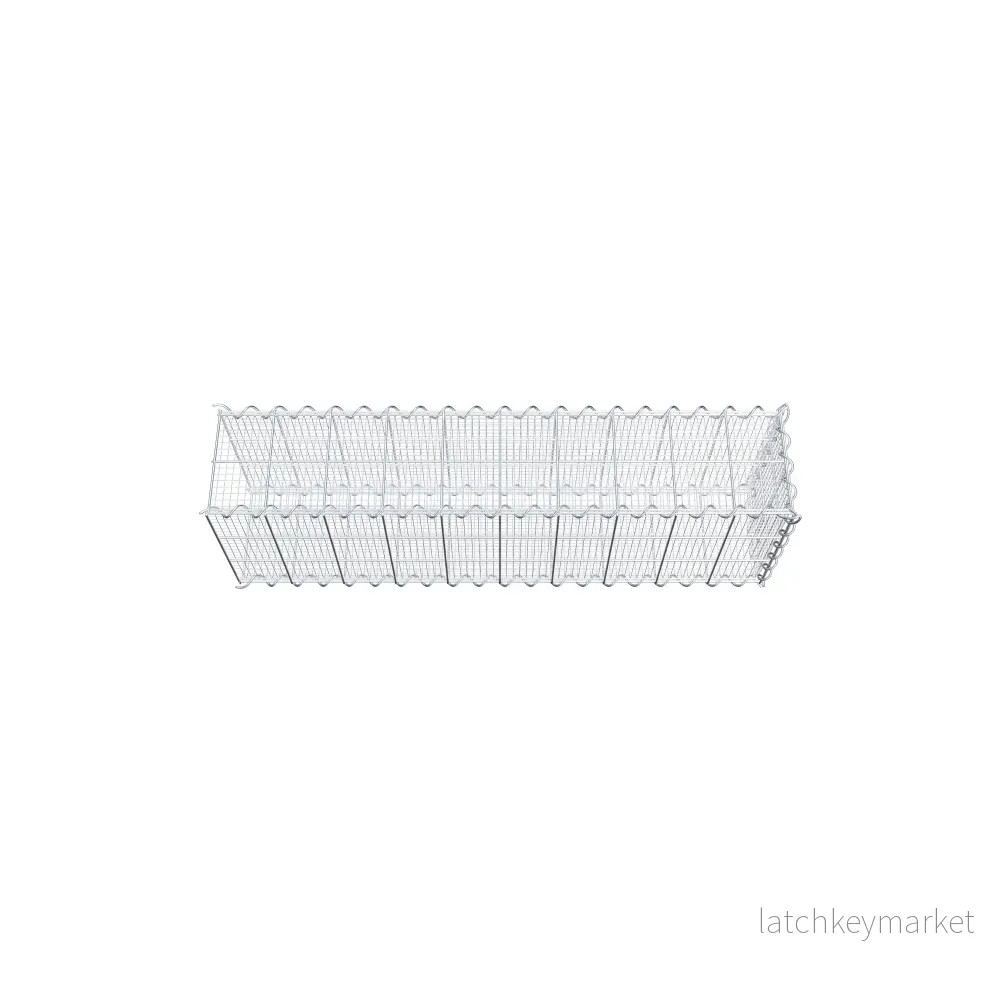 Sandodlingsgabion typ 2 100 cm x 30 cm x 20 cm (L x H x D), maskstorlek 10 cm x 10 cm, spiral - Bild 3