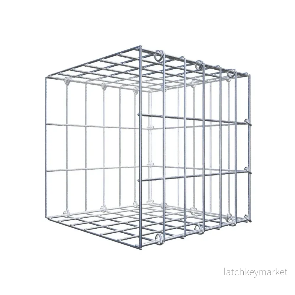 Tilläggsgabion typ 2 30 cm x 30 cm x 30 cm, maskstorlek 5 cm x 10 cm, C-ring Tilläggsgabion typ 2 30 cm x 30 cm x 30 cm, maskstorlek 5 cm x 10 cm, C-ring