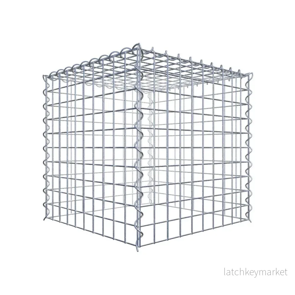 Påväxt gabion typ 3 50 cm x 50 cm x 50 cm (L x H x D), maskstorlek 5 cm x 5 cm, spiral