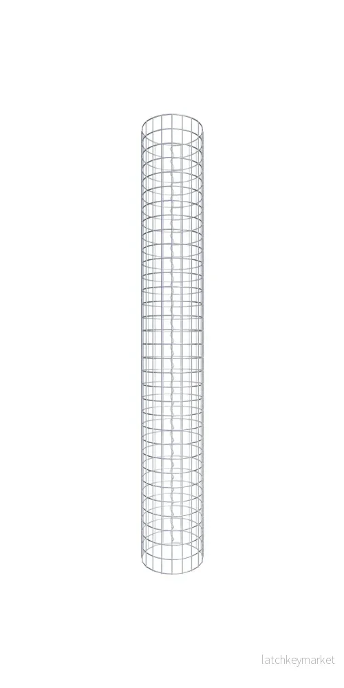 Gabionpelare rund 32 cm diameter, 160 cm höjd, maskstorlek 5 cm x 5 cm Gabionpelare rund 32 cm diameter, 160 cm höjd, maskstorlek 5 cm x 5 cm