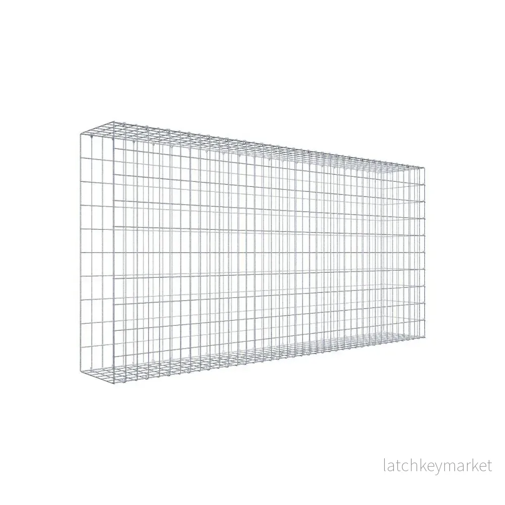 Extra gabion typ 2 200 cm x 100 cm x 30 cm, maskstorlek 5 cm x 10 cm, C-ring Extra gabion typ 2 200 cm x 100 cm x 30 cm, maskstorlek 5 cm x 10 cm, C-ring