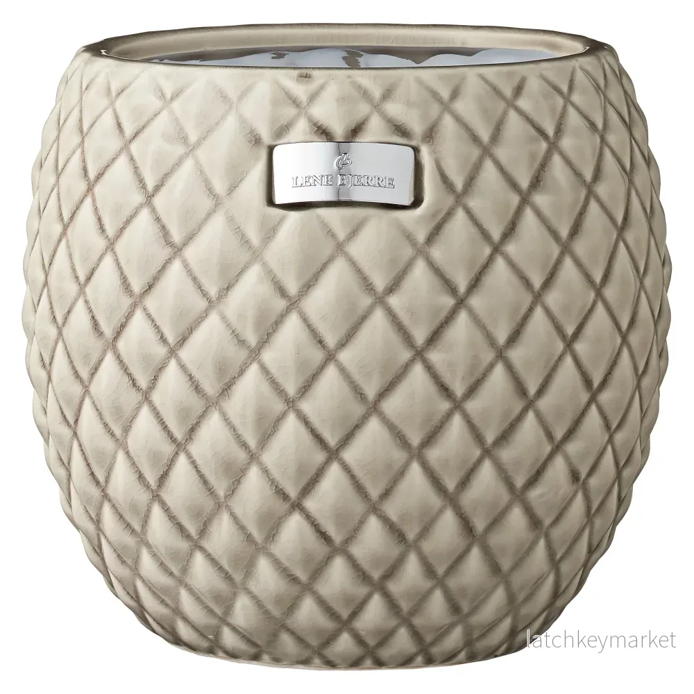 Rosabelle kruka H18 cm. sand Rosabelle kruka H18 cm. sand