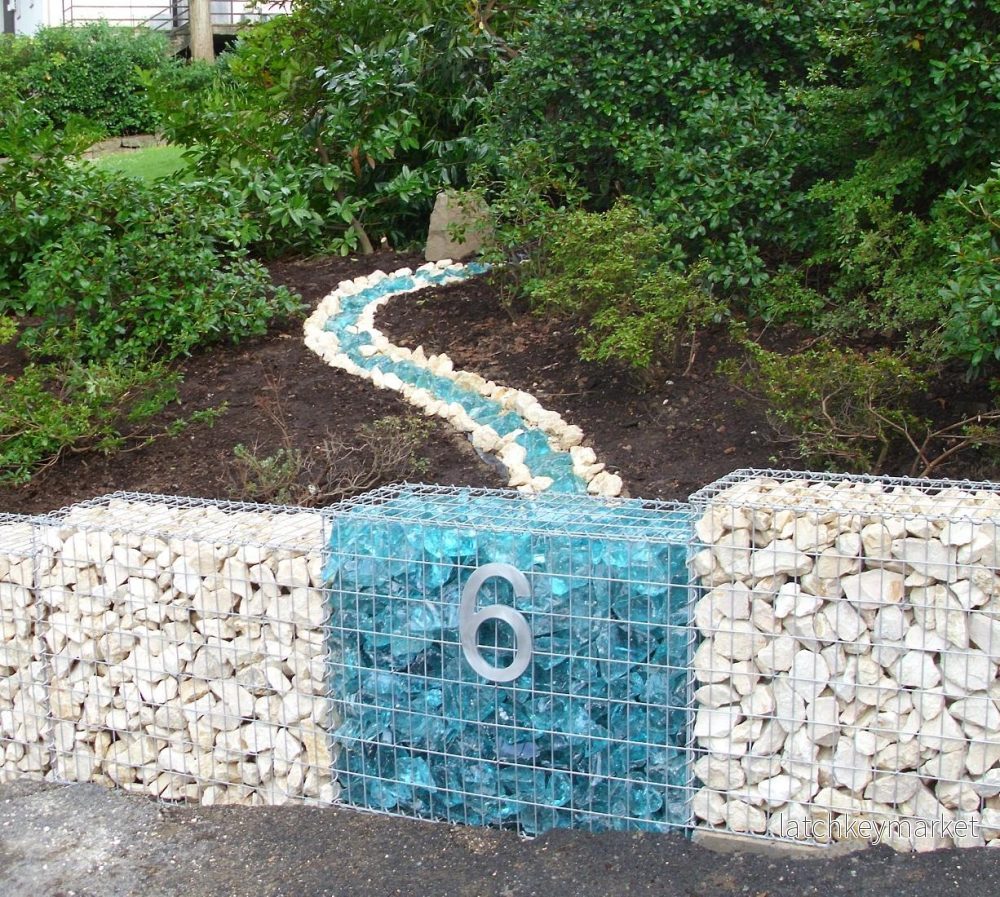 Gabion 100 cm x 80 cm x 40 cm (L x H x D), maskstorlek 5 cm x 10 cm, spiral - Bild 2