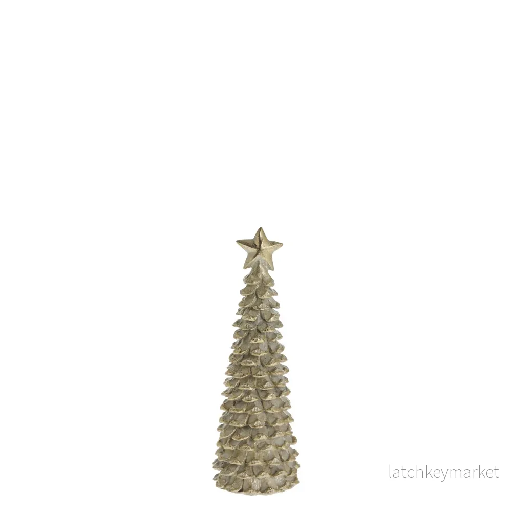 Serafina julgran H19,5 cm. ljust guld - Bild 2