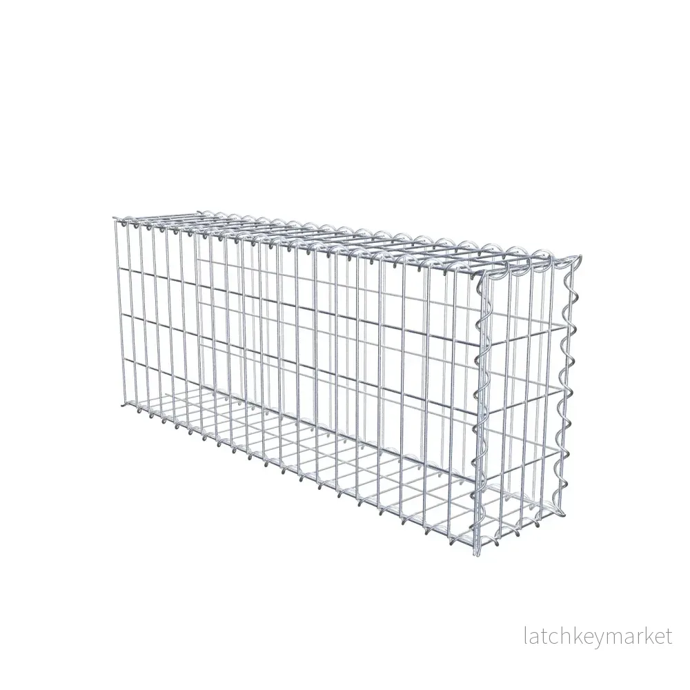 Påväxt gabion typ 2 100 cm x 40 cm x 20 cm (L x H x D), maskstorlek 5 cm x 10 cm, spiral Påväxt gabion typ 2 100 cm x 40 cm x 20 cm (L x H x D), maskstorlek 5 cm x 10 cm, spiral