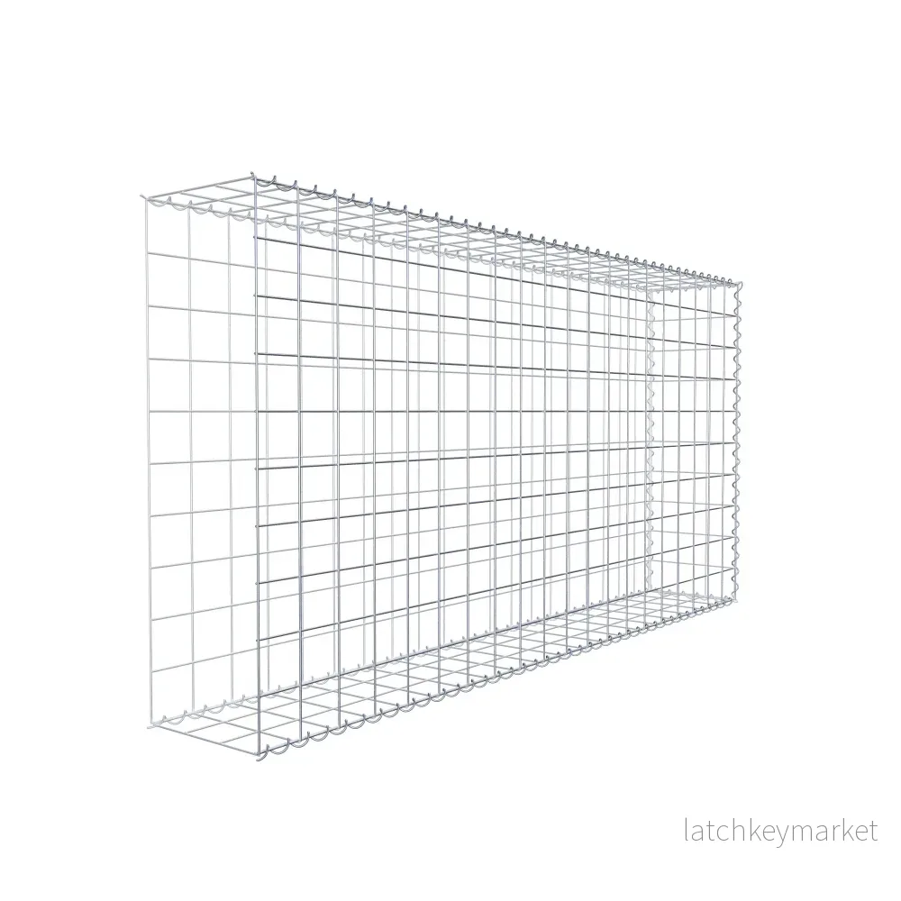 Extra gabion typ 2 200 cm x 100 cm x 30 cm (L x H x D), maskstorlek 10 cm x 10 cm, spiral - Bild 3