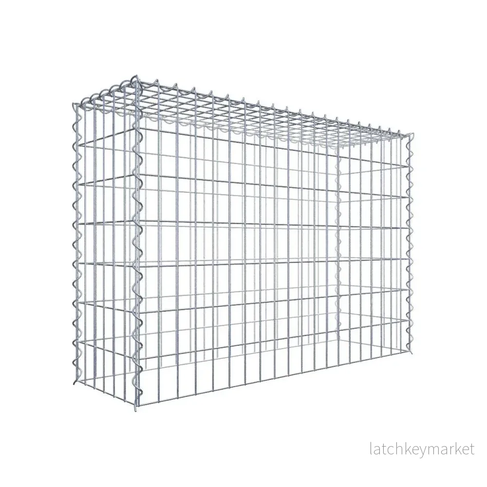 Påväxt gabion typ 3 100 cm x 70 cm x 30 cm (L x H x D), maskstorlek 5 cm x 10 cm, spiral