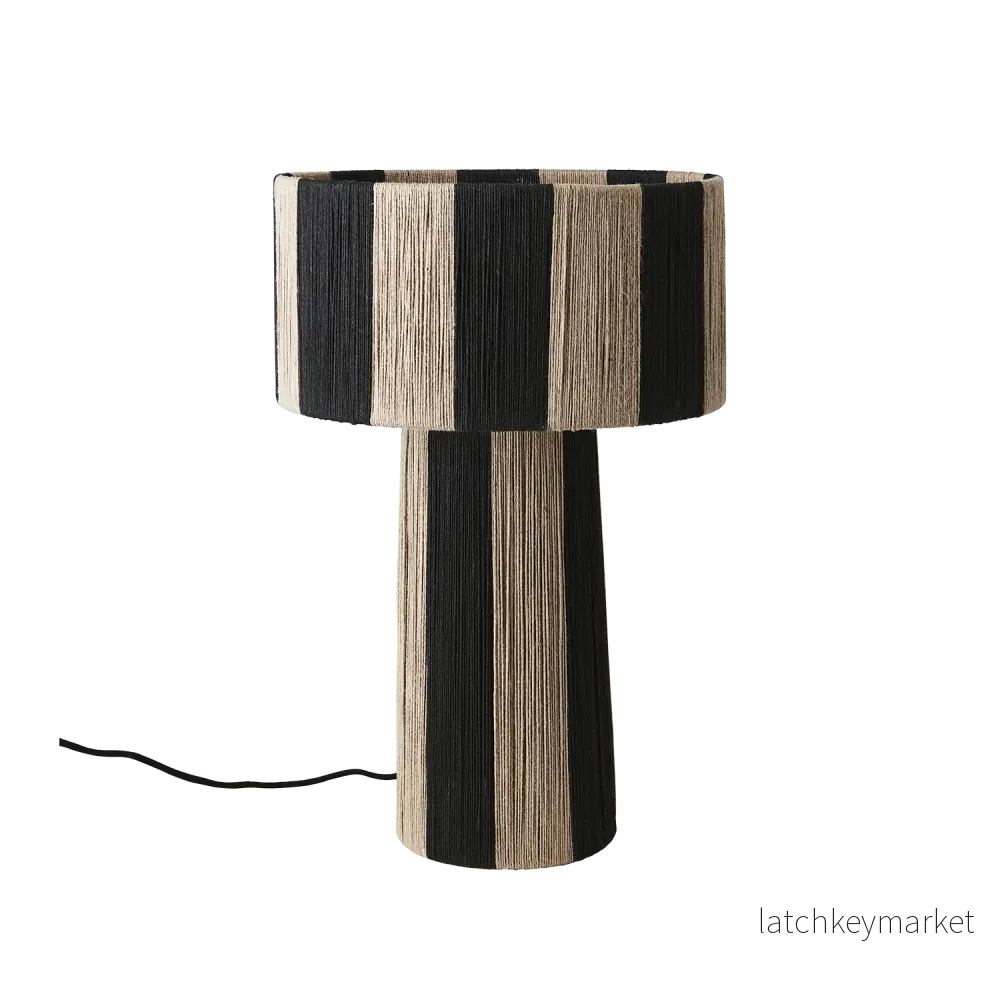 Bordslampa Jullan Svart/natur - Bild 2