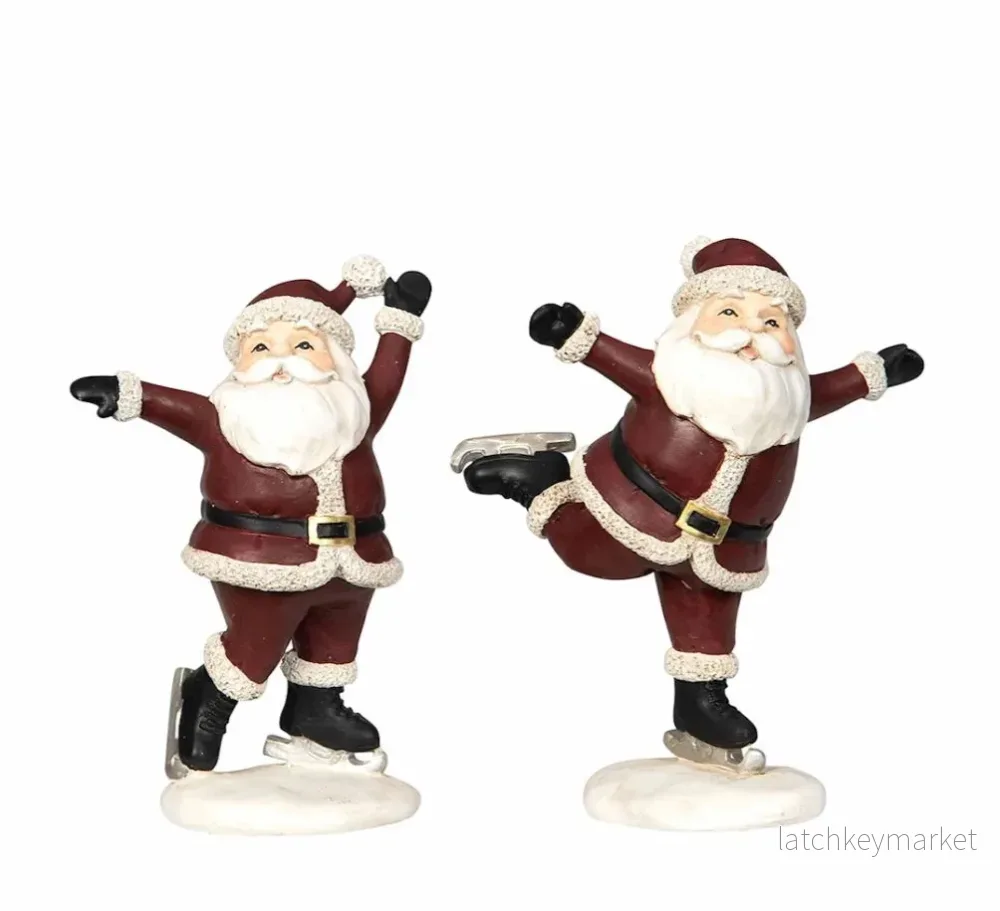 Juldekoration Inomhus 2-pack Tomtar Skridskor Mix Juldekoration Inomhus 2-pack Tomtar Skridskor Mix