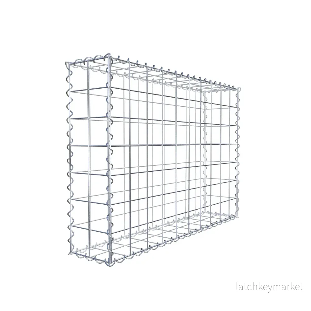 Gabion 100 cm x 70 cm x 20 cm (L x H x D), maskstorlek 10 cm x 10 cm, spiral - Bild 3