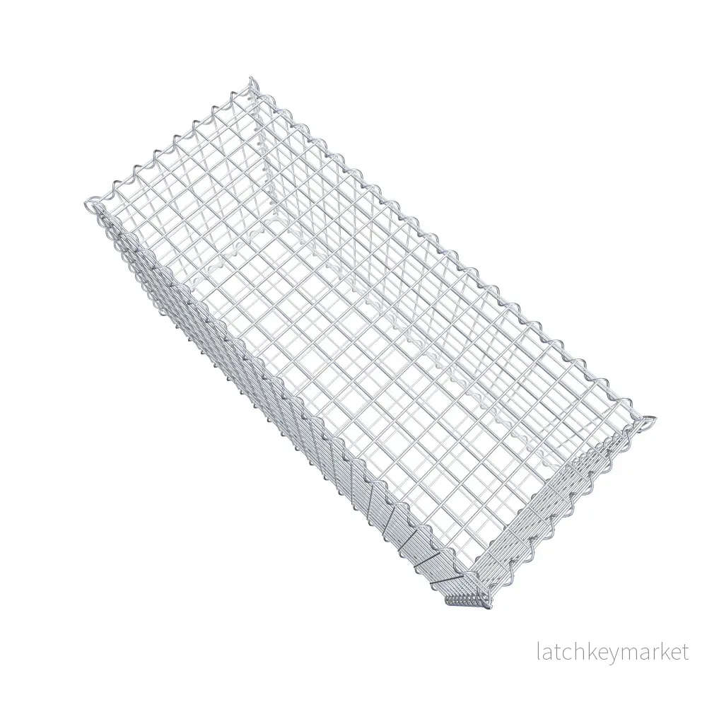 Gabion 100 cm x 50 cm x 40 cm (L x H x D), maskstorlek 5 cm x 5 cm, spiral - Bild 3
