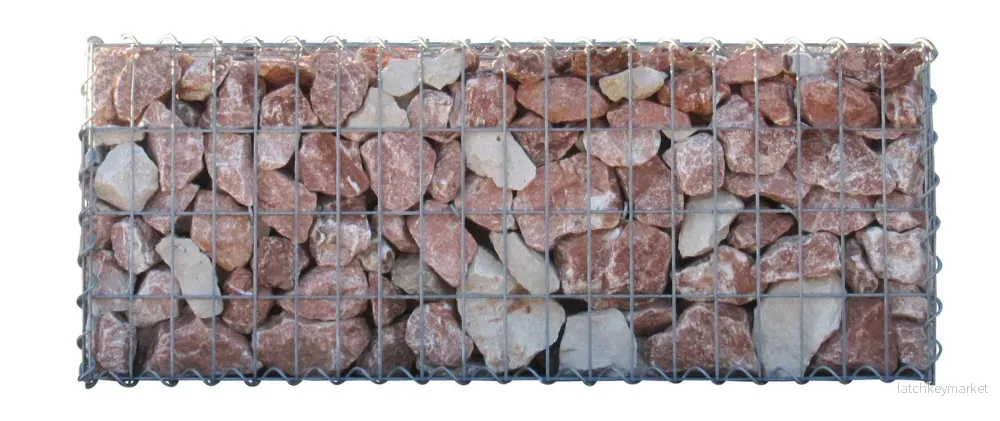 Gabion 100 cm x 40 cm x 30 cm (L x H x D), maskstorlek 5 cm x 10 cm, spiral - Bild 2