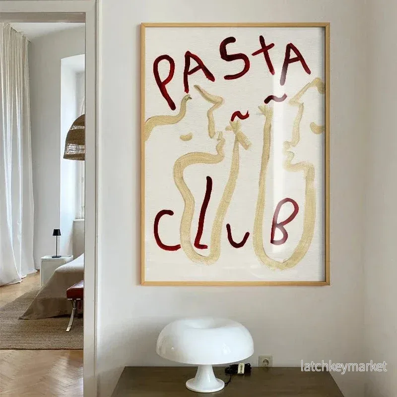 Poster Pasta Club Ruby Hughes Poster Pasta Club Ruby Hughes