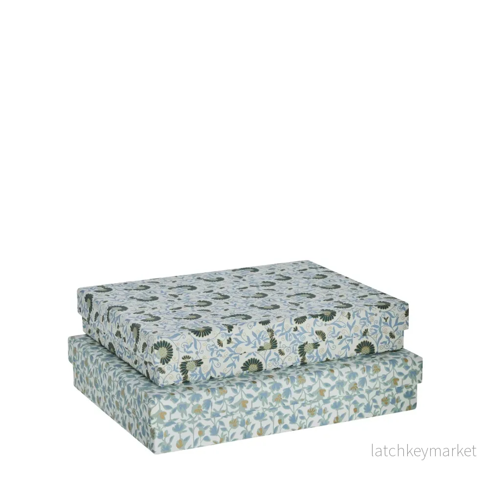 Ellen 2-pack eske sett 34 cm vit