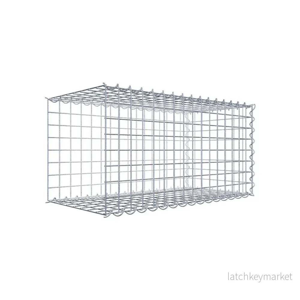 Extra gabion typ 2 80 cm x 40 cm x 40 cm (L x H x D), maskstorlek 5 cm x 5 cm, spiral Extra gabion typ 2 80 cm x 40 cm x 40 cm (L x H x D), maskstorlek 5 cm x 5 cm, spiral