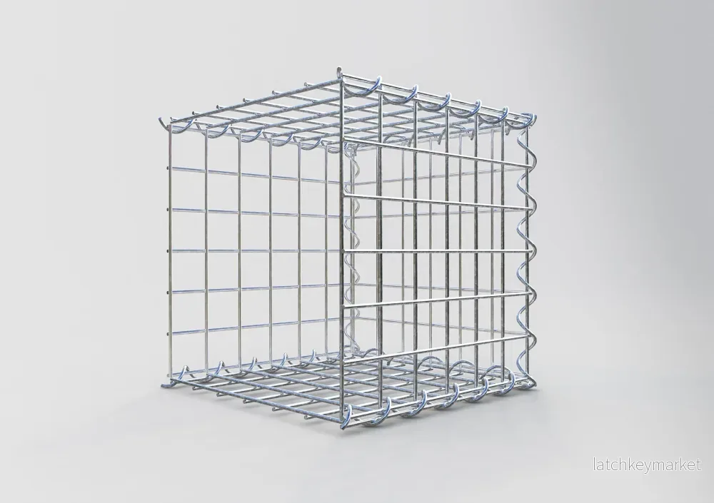 Extra gabion typ 2 30 cm x 30 cm x 30 cm (L x H x D), maskstorlek 5 cm x 5 cm, spiral - Bild 2