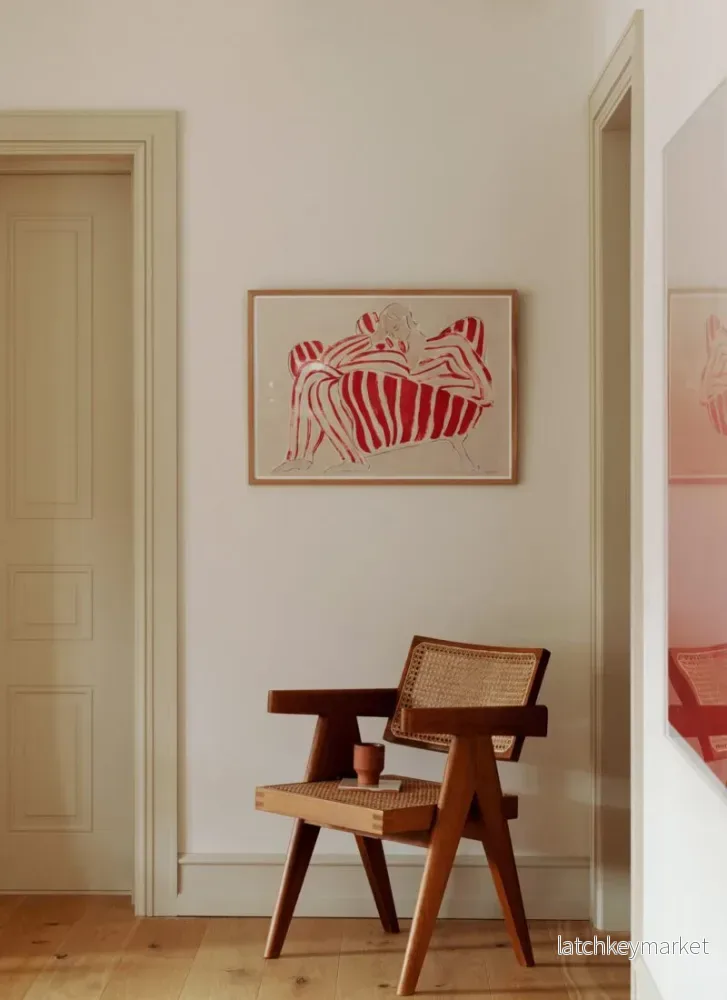 Print Sofia Lind, Red Chair, 50x70 cm - Bild 2