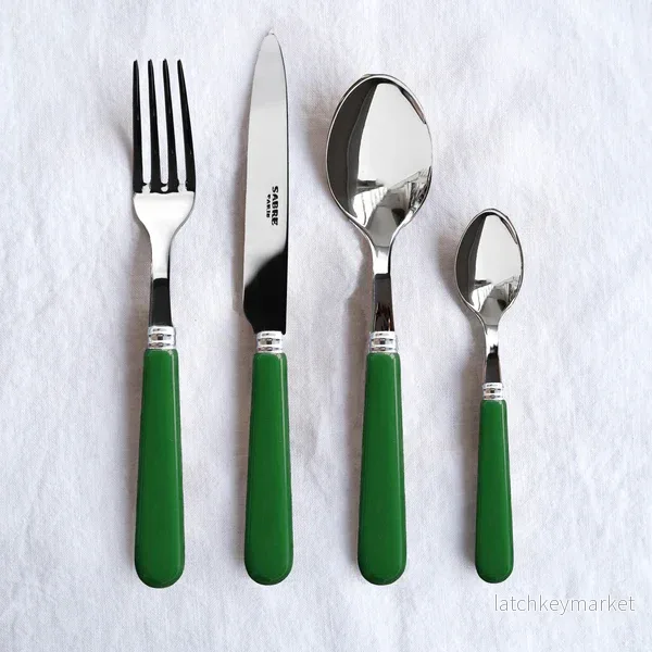 Sabre Paris Cutlery Set 24 pcs Pop Unis Green