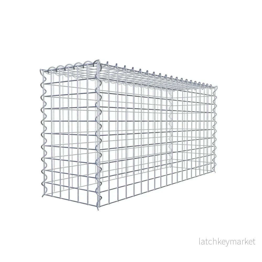 Påväxt gabion typ 3 100 cm x 50 cm x 30 cm (L x H x D), maskstorlek 5 cm x 5 cm, spiral - Bild 3