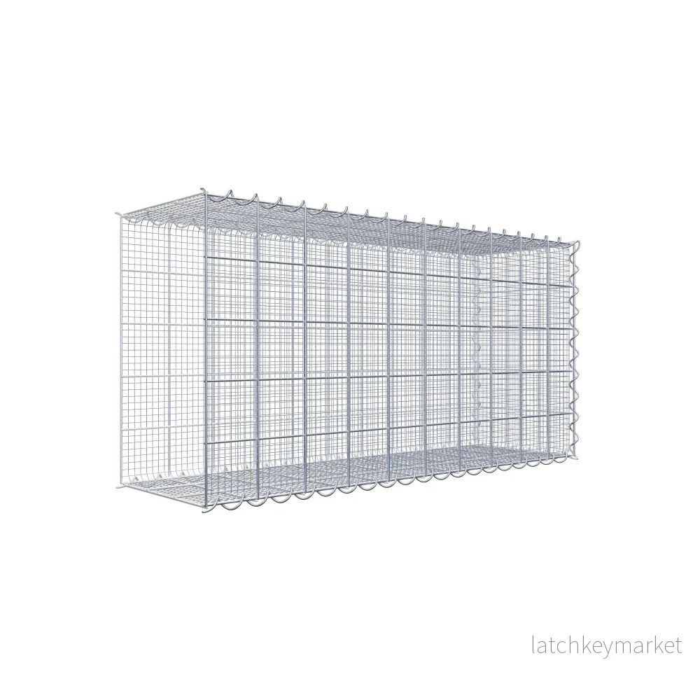 Sandodlingsgabion typ 2 100 cm x 50 cm x 30 cm (L x H x D), maskstorlek 10 cm x 10 cm, spiral