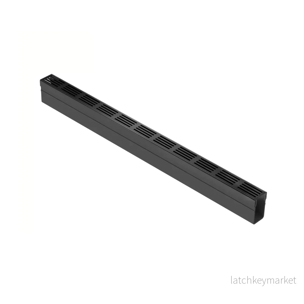 Slimline Avvattningsränna 1000 Svartlackat galler Slimline Avvattningsränna 1000 Svartlackat galler