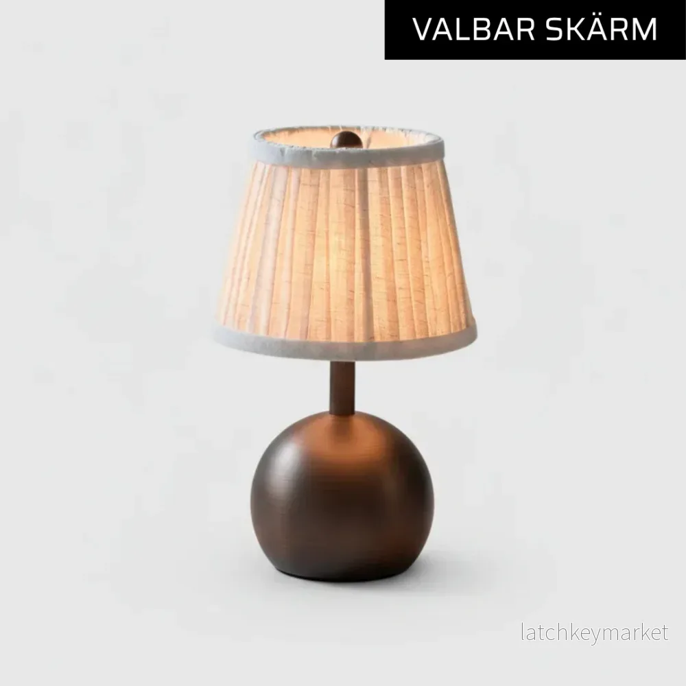 Trådlös bordslampa House of Firefly – VERONA Brons Edition (skärm Small)