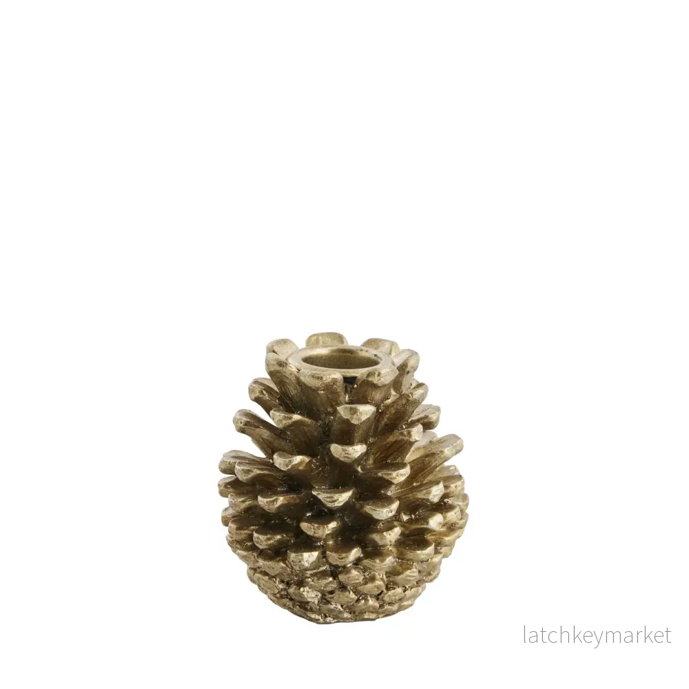 Serafina ljushållare L7XB7XH8 cm. guld Serafina ljushållare L7XB7XH8 cm. guld