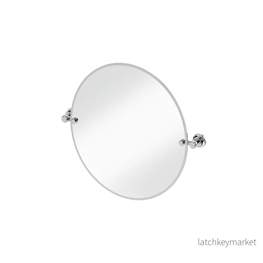 Burlington spegel rund 50 cm med väggfästen - Bild 3