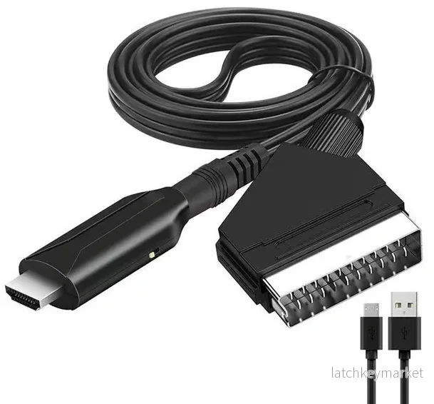 Scart adapter för VHS till HDMI Scart adapter för VHS till HDMI