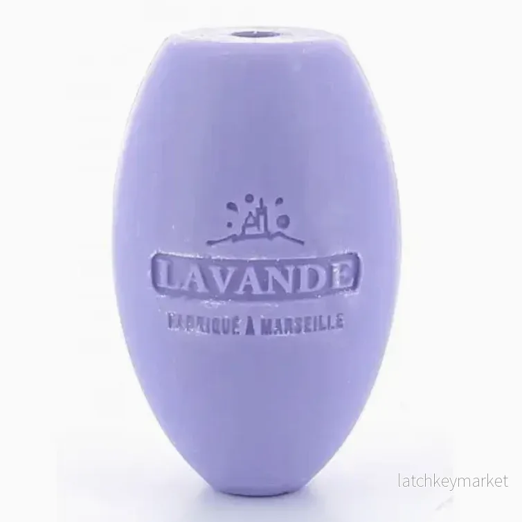 Savonnette Marseillaise Bar Soap Lavender - soap on a rope - Bild 2