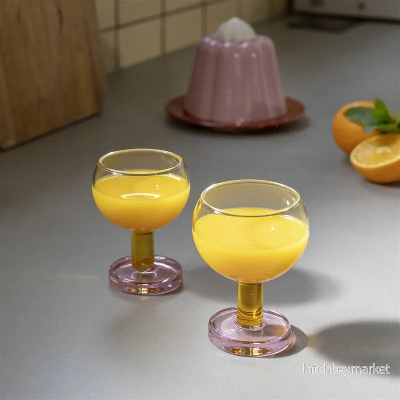Glass Cantine Pink 2-p Glass Cantine Pink 2-p