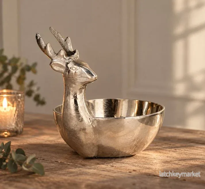 Dekorativ Skål Majestic Ø13 cm Silver