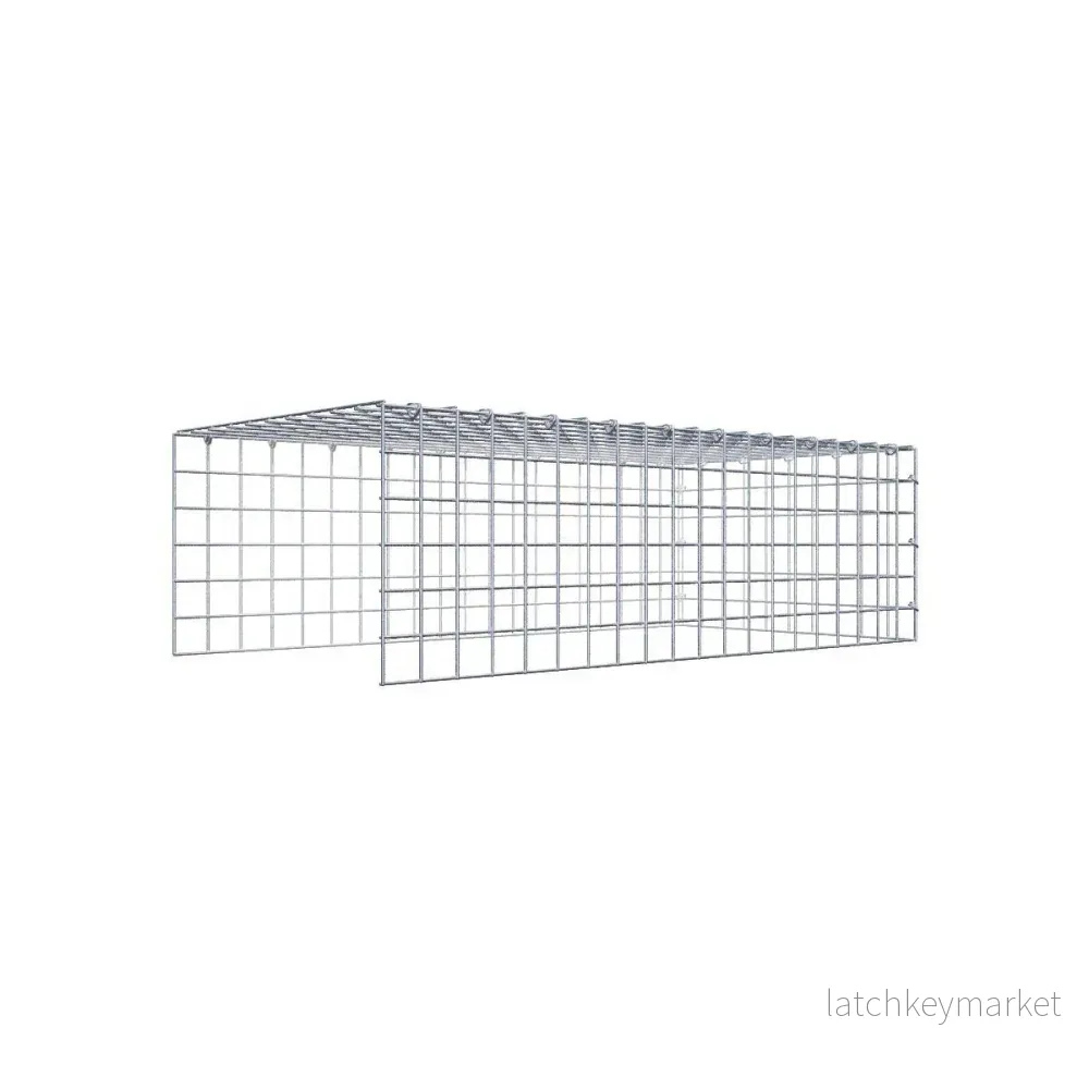 Typ 4 påbyggnadsgabion 100 cm x 30 cm x 50 cm (L x H x D), maskstorlek 5 cm x 5 cm, C-ring Typ 4 påbyggnadsgabion 100 cm x 30 cm x 50 cm (L x H x D), maskstorlek 5 cm x 5 cm, C-ring