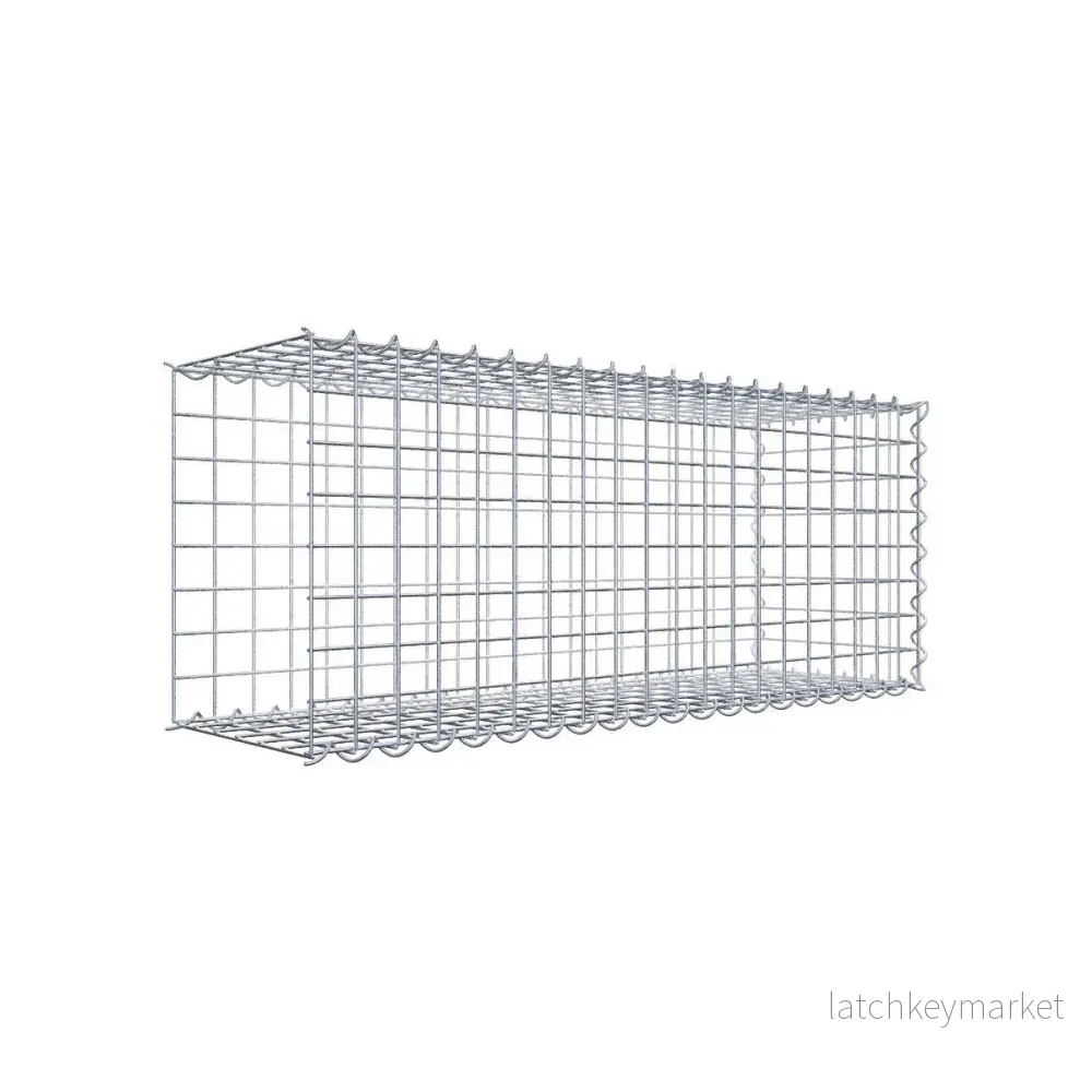 Påväxt gabion typ 2 100 cm x 40 cm x 30 cm (L x H x D), maskstorlek 5 cm x 5 cm, spiral Påväxt gabion typ 2 100 cm x 40 cm x 30 cm (L x H x D), maskstorlek 5 cm x 5 cm, spiral