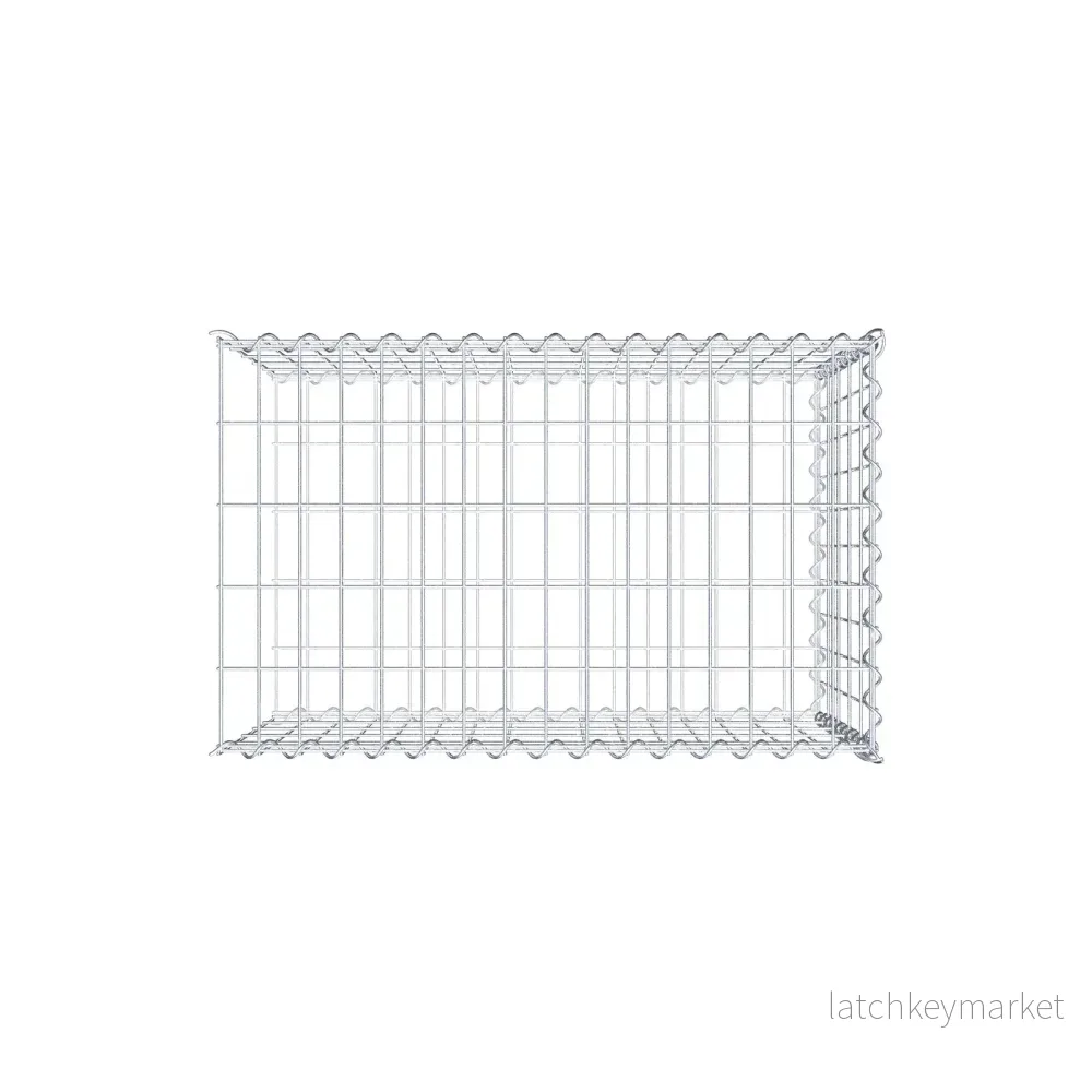 Tilläggsgabion typ 2 80 cm x 50 cm x 50 cm (L x H x D), maskstorlek 5 cm x 10 cm, spiral - Bild 3