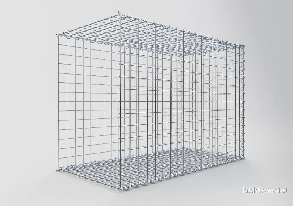 Extra gabion typ 2 100 cm x 70 cm x 50 cm (L x H x D), maskstorlek 5 cm x 5 cm, spiral - Bild 2