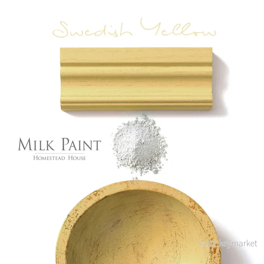 Milk paint Swedish Yellow – Homestead House Milk paint Swedish Yellow – Homestead House